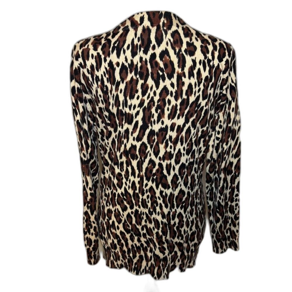 Grace Elements Leopard Print Open Front Cardigan … - image 3